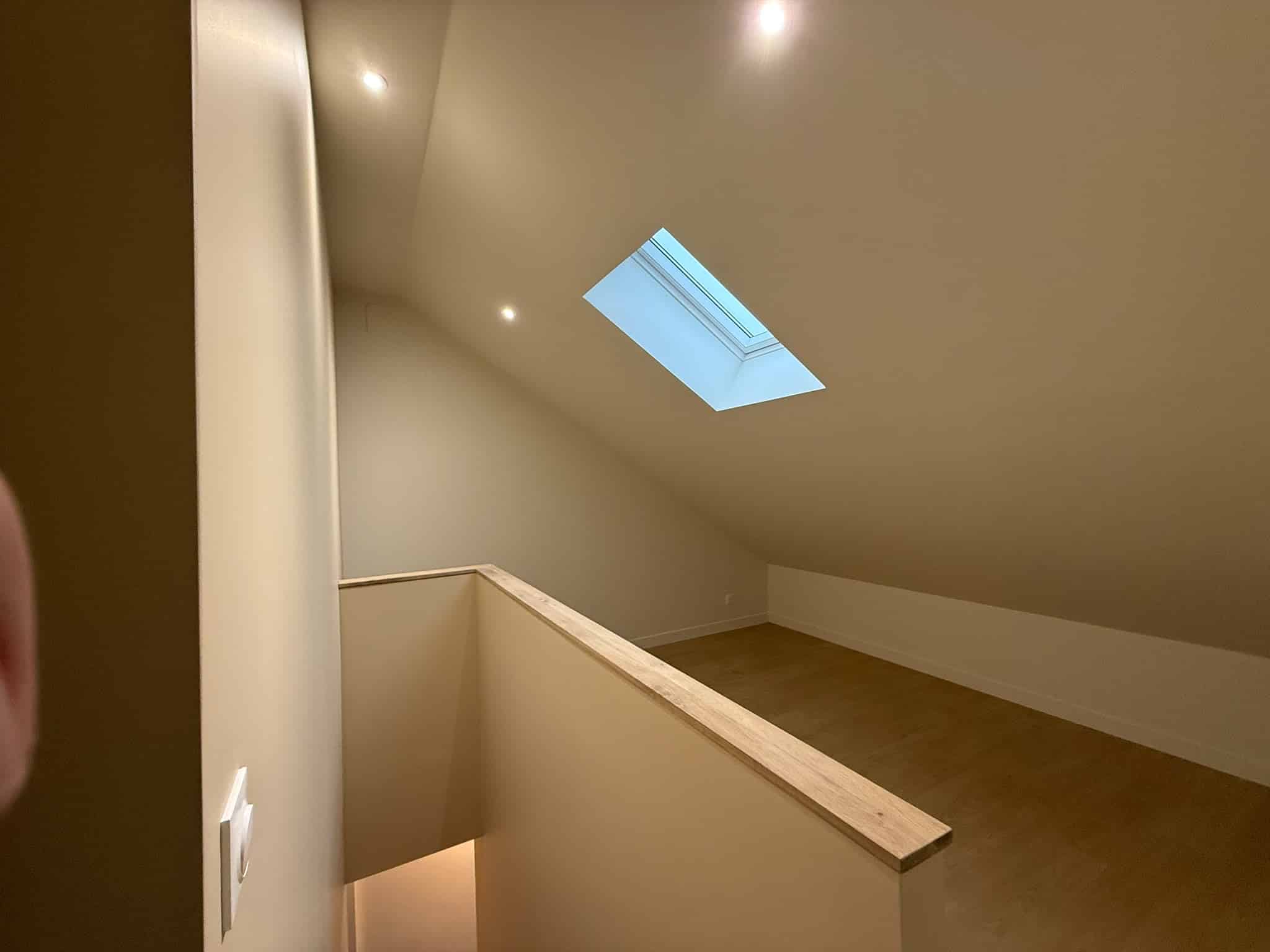 Aménagement de combles avec Velux par GD Light